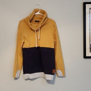 Cowl neck lightweight sweatshirt